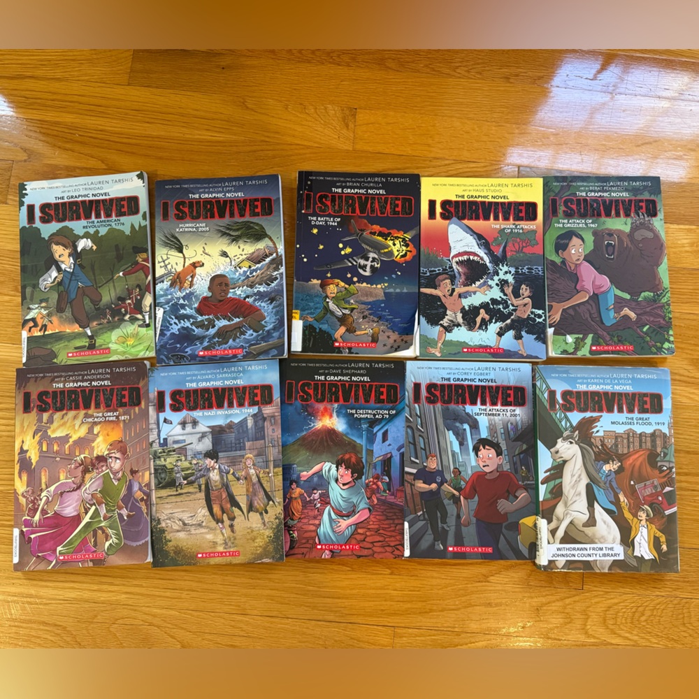 I Survived - Graphic Novel Series Collection, 10 books